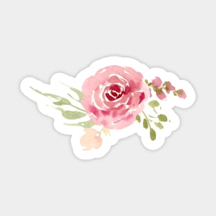 Aria Floral Watercolor Sticker